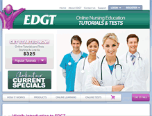 Tablet Screenshot of edgt.com